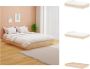 VidaXL Houten Bedframe Rustieke Charme Bedframes 204 x 123.5 x 21 cm (L x B x H) Massief grenenhout Bed - Thumbnail 1