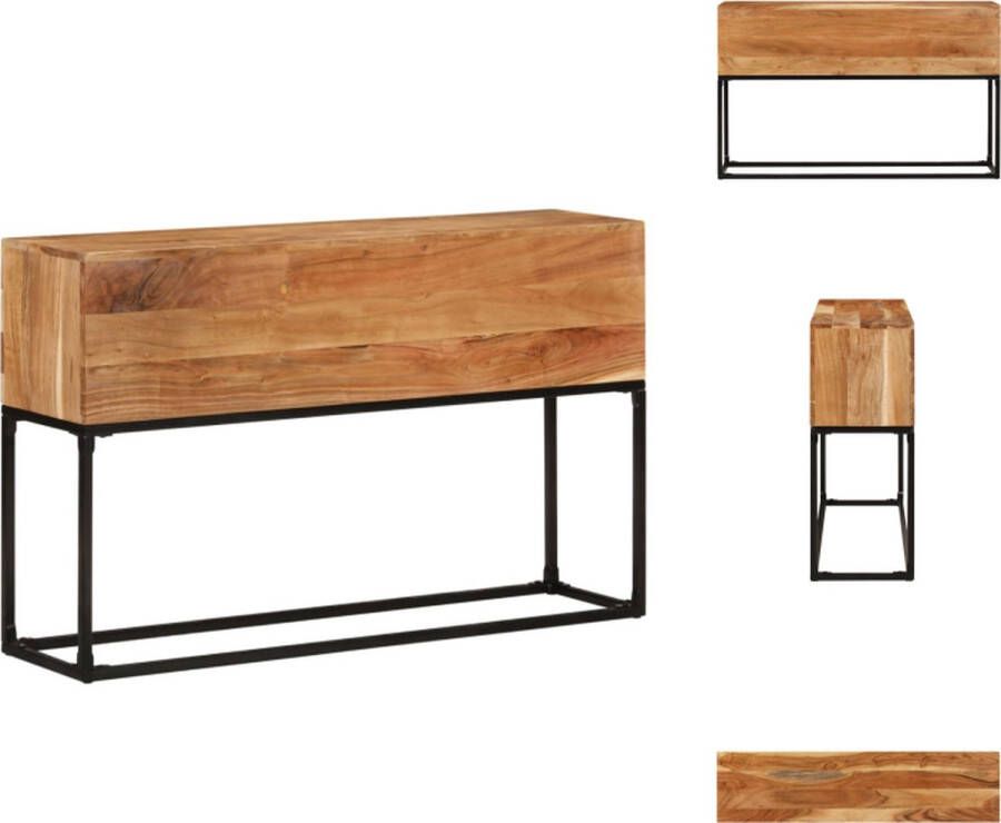 VidaXL Wandtafel Wandtafels Consoletafel Consoletafels Wandtafel 120x30x75 cm massief acaciahout