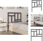 VidaXL Houten Hoofdbord Grijs 80.5 x 4 x 100 cm Massief grenenhout Bedonderdeel - Thumbnail 1