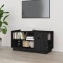 VidaXL Houten Tv-kast 80 x 35 x 40.5 cm Zwart Kast - Thumbnail 1