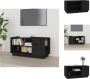 VidaXL Houten Tv-kast 80 x 35 x 40.5 cm Zwart Kast - Thumbnail 2