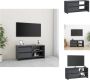 VidaXL Houten Tv-meubel Grenenhout 80 x 31 x 39 cm Grijs Kast - Thumbnail 2