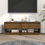 VidaXL Houten Tv-meubel Zwevend Honingbruin 110.5 x 34 x 40 cm Massief grenenhout Kast - Thumbnail 1