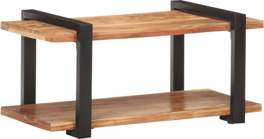 vidaXL Industrieel Houten TV-Meubel Massief Acaciahout Uniek Design Stabiel & Duurzaam 90x40x40 cm