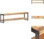 VidaXL Industrieel Televisiemeubel 150 x 30 x 40 cm Ruw Mangohout Kast - Thumbnail 1