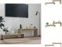 VidaXL Industrieel Televisiemeubel 180 x 30 x 43 cm Sonoma eiken Kast - Thumbnail 2