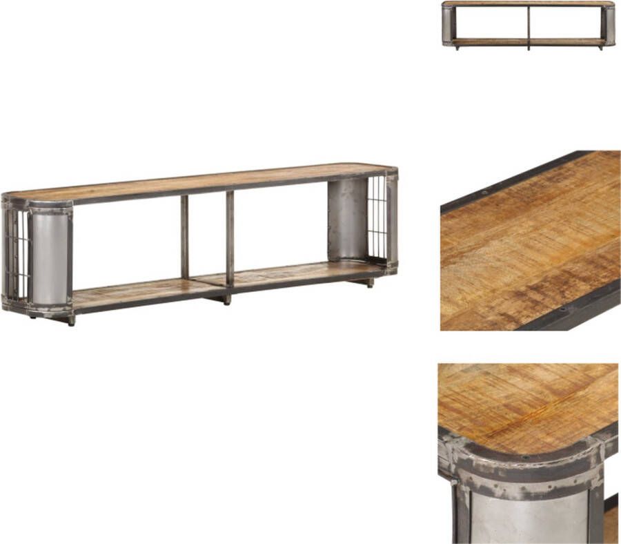 VidaXL Tv-kast Tv-kasten Televisiekast Televisiekasten Tv-meubel 150x30x40 cm massief mangohout