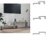 VidaXL Industriële Televisiemeubel 180 x 30 x 43 cm Betongrijs Montage vereist Kast - Thumbnail 1