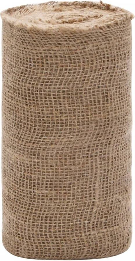 The Living Store Jute rol 200 g m² 0 25x15 m 100% jute Rol Jute Rollen Jute Gordijn Natuurlijke Jute Stoffen - Foto 2