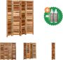 VidaXL Kamerscherm 170 cm massief gerecycled hout Kamerscherm Inclusief Onderhoudsset - Thumbnail 1