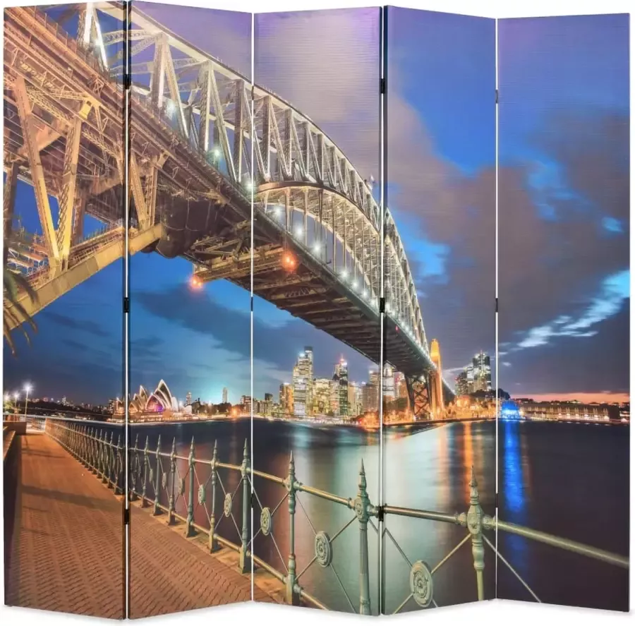VIDAXL Kamerscherm inklapbaar Sydney Harbour Bridge 200x170 cm