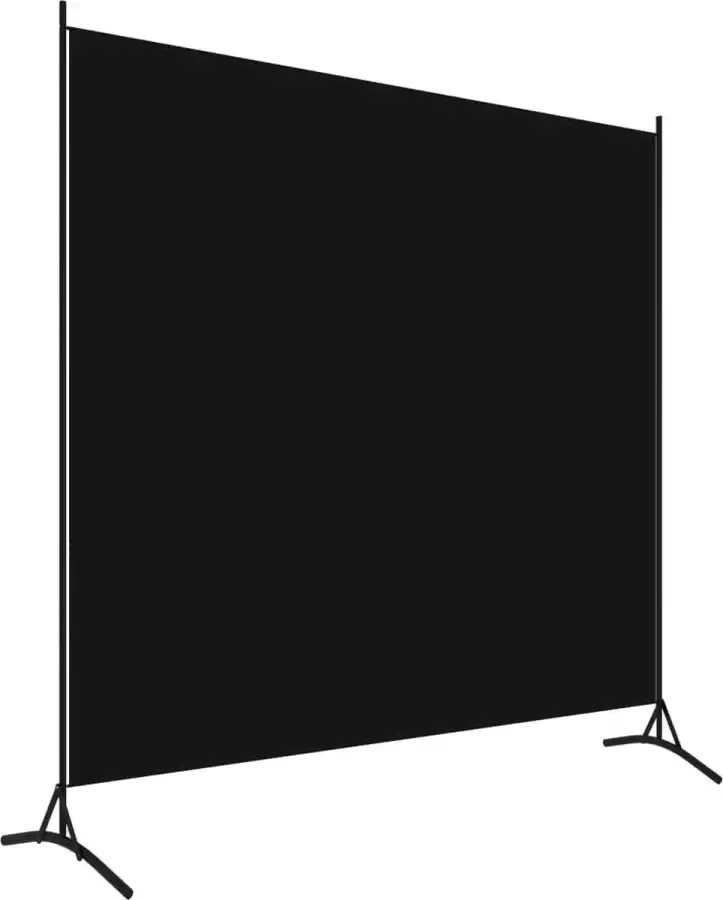 VidaXL -Kamerscherm-met-1-paneel-175x180-cm-zwart - Foto 1