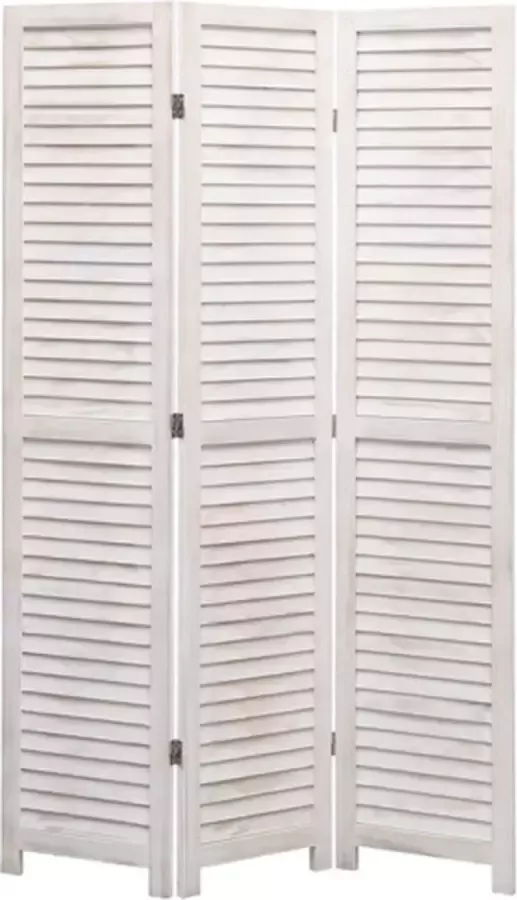 VidaXL Kamerscherm met 3 panelen 105x165 cm hout