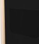 VidaXL Kamerscherm met 3 panelen 120x170x4 cm stof zwart Kamerscherm Inclusief Onderhoudsset - Thumbnail 1