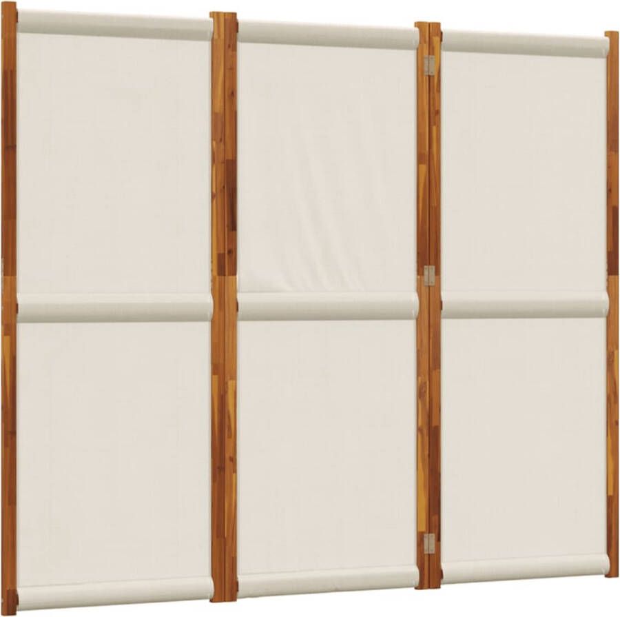 VidaXL -Kamerscherm-met-3-panelen-210x180-cm-lichtgrijs - Foto 3