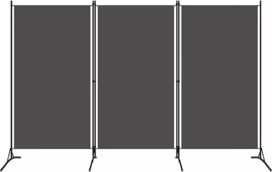 VidaXL -Kamerscherm-met-3-panelen-260x180-cm-antraciet - Foto 2