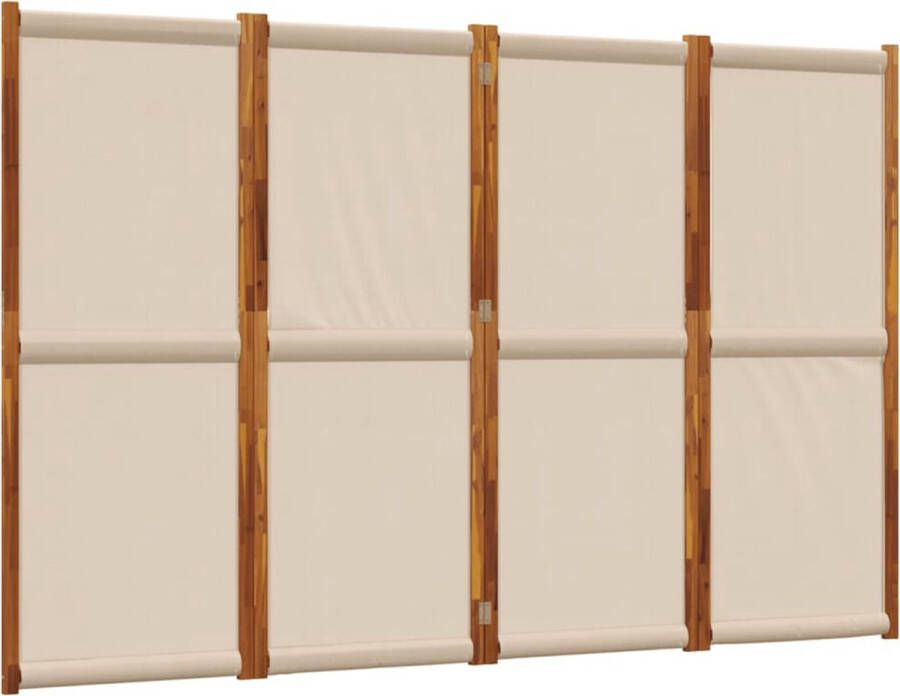 VidaXL -Kamerscherm-met-4-panelen-280x180-cm-taupe - Foto 3
