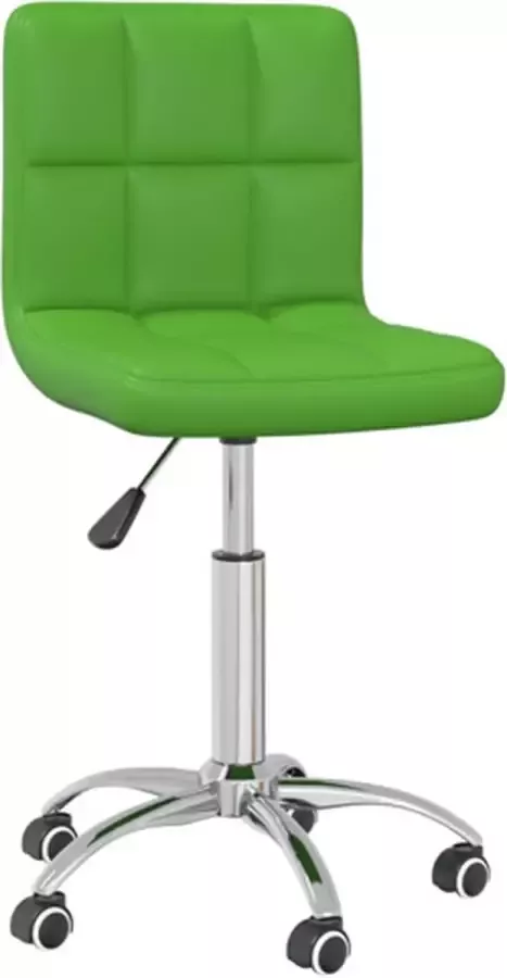 VIDAXL Kantoorstoel draaibaar kunstleer groen - Foto 2