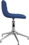 VIDAXL Kantoorstoel draaibaar stof blauw - Thumbnail 2