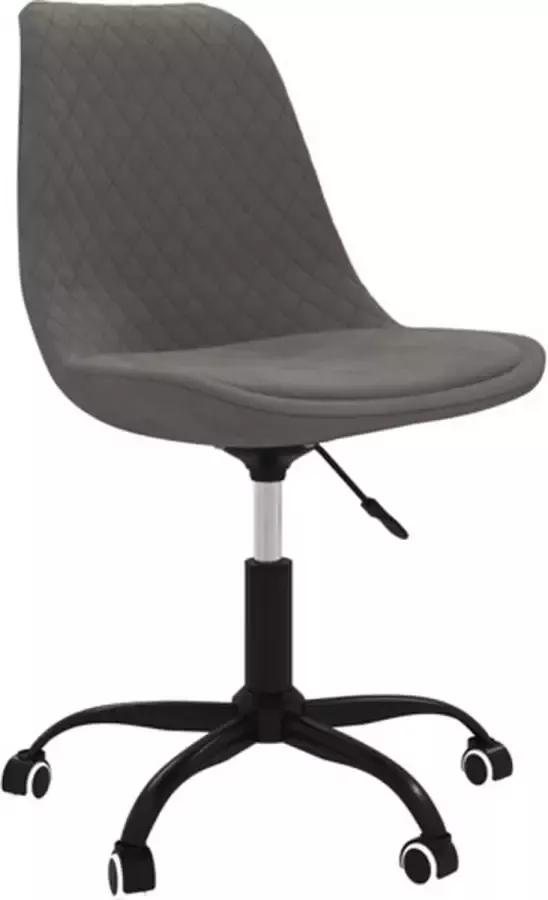 VidaXL -Kantoorstoel-draaibaar-stof-donkergrijs - Foto 2