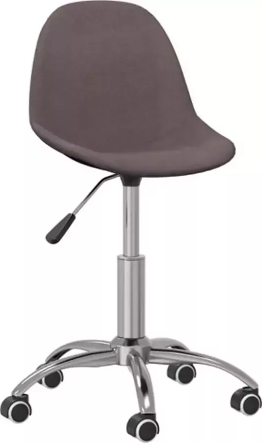 VidaXL Kantoorstoel draaibaar stof taupe - Foto 4