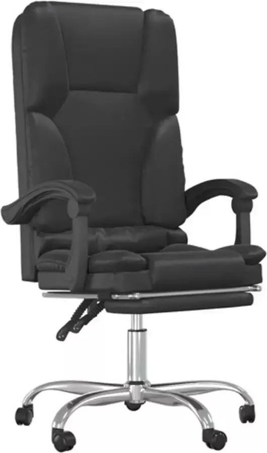 VidaXL -Kantoorstoel-massage-verstelbaar-kunstleer-zwart - Foto 3