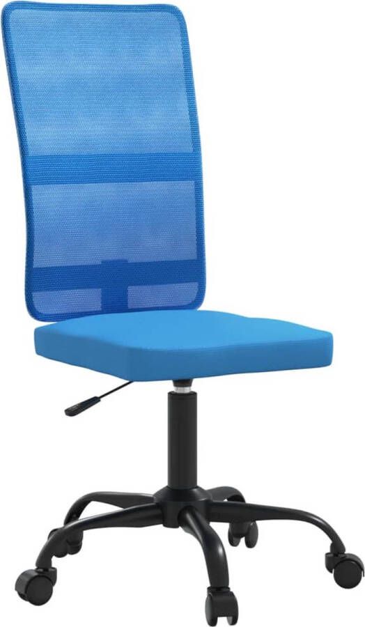 VidaXL -Kantoorstoel-verstelbare-hoogte-mesh-stof-blauw - Foto 2