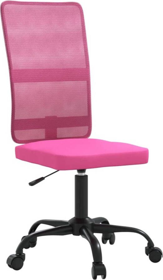 VidaXL -Kantoorstoel-verstelbare-hoogte-mesh-stof-roze - Foto 3