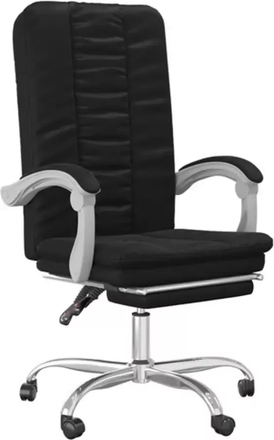 VidaXL -Kantoorstoel-verstelbaar-kunstleer-zwart - Foto 3