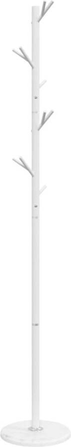 VidaXL -Kapstok-175-cm-gepoedercoat-ijzer-wit