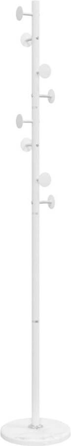 VidaXL -Kapstok-176-cm-gepoedercoat-ijzer-wit
