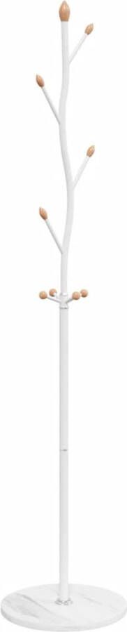VidaXL -Kapstok-177-cm-gepoedercoat-ijzer-wit