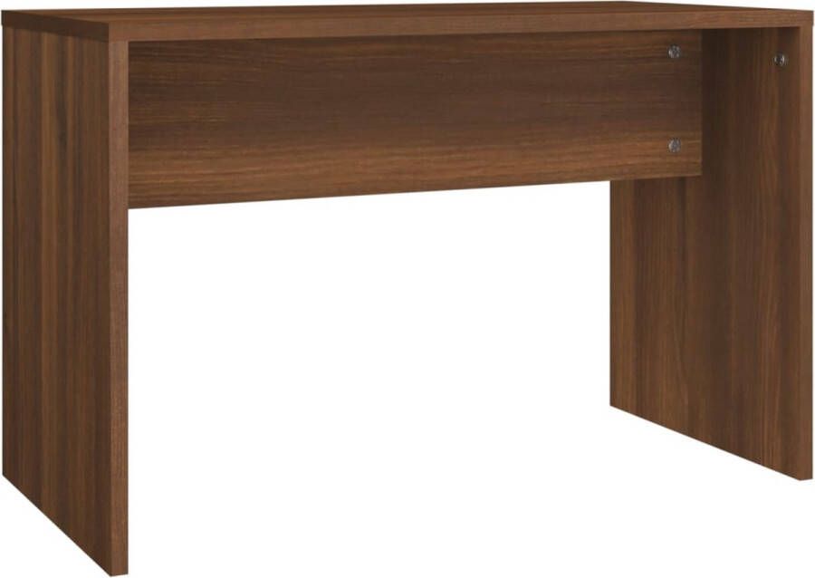 VidaXL Kaptafelkruk 70x35x45 cm Bruin Eikenhout Kaptafelkruk Kaptafel Hocker Stoel Make-upstoel Badkamermeubel Bruine Meubels Houten Meubels Vintage Meubels Modern Design Bruin