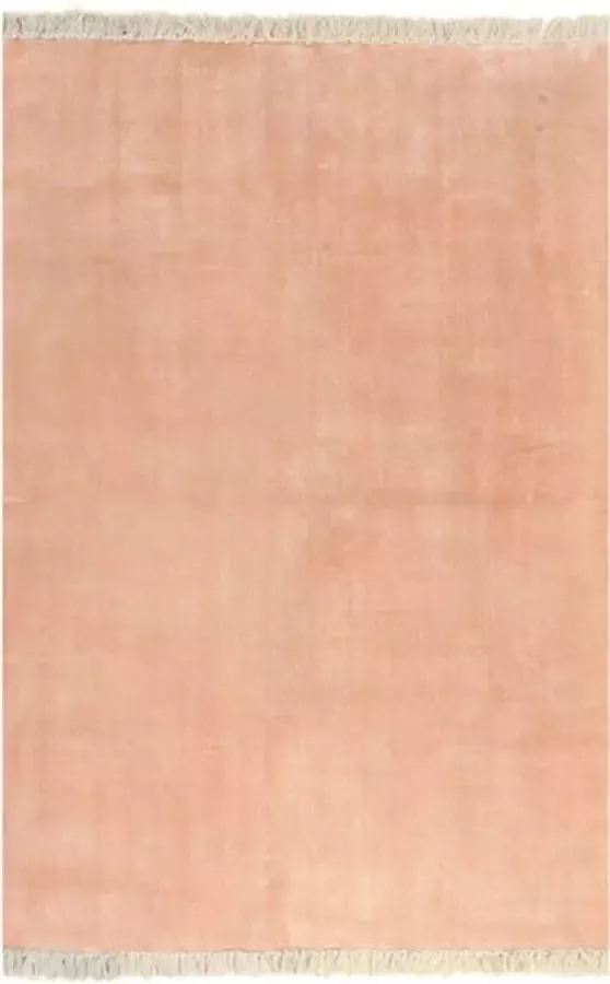 VidaXL -Kelim-vloerkleed-160x230-cm-katoen-roze