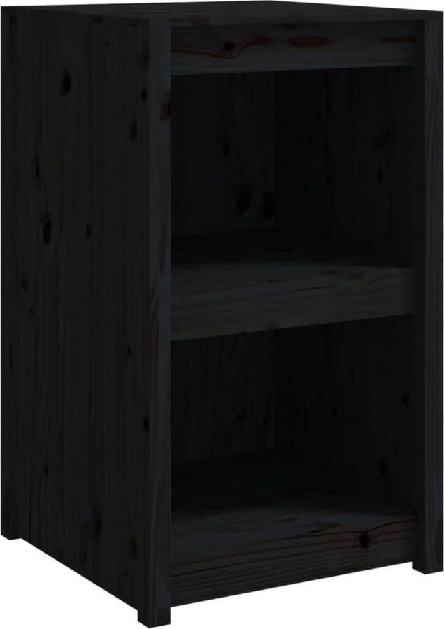 VidaXL -Keukenkast-voor-buiten-55x55x92-cm-massief-grenenhout-zwart - Foto 3