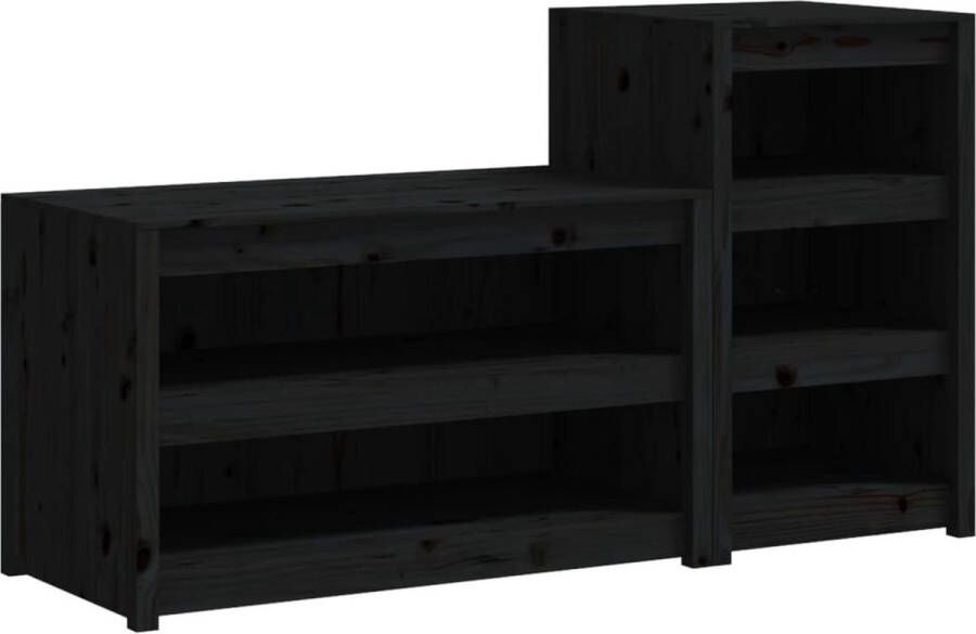 Vida XL Keukenkasten voor buiten 2 st massief grenenhout zwart SKU: V3196132 - Foto 4