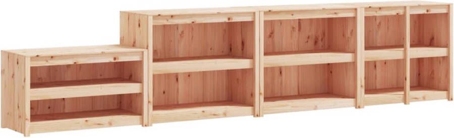 VidaXL -Keukenkasten-voor-buiten-4-st-massief-grenenhout