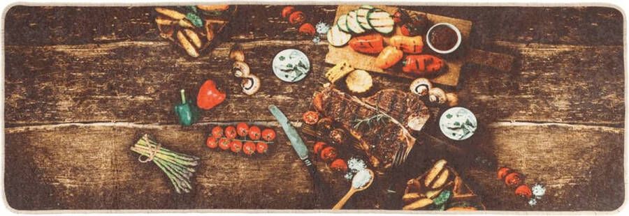 VidaXL -Keukenmat-wasbaar-anti-slip-60x180-cm-meerkleurig