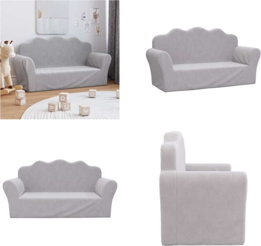 VidaXL Hoofdbord Stof Donkergrijs 93x16x118 128 cm Fluwelen Houten poten Bedonderdeel Inclusief Houtreiniger en verfrisser