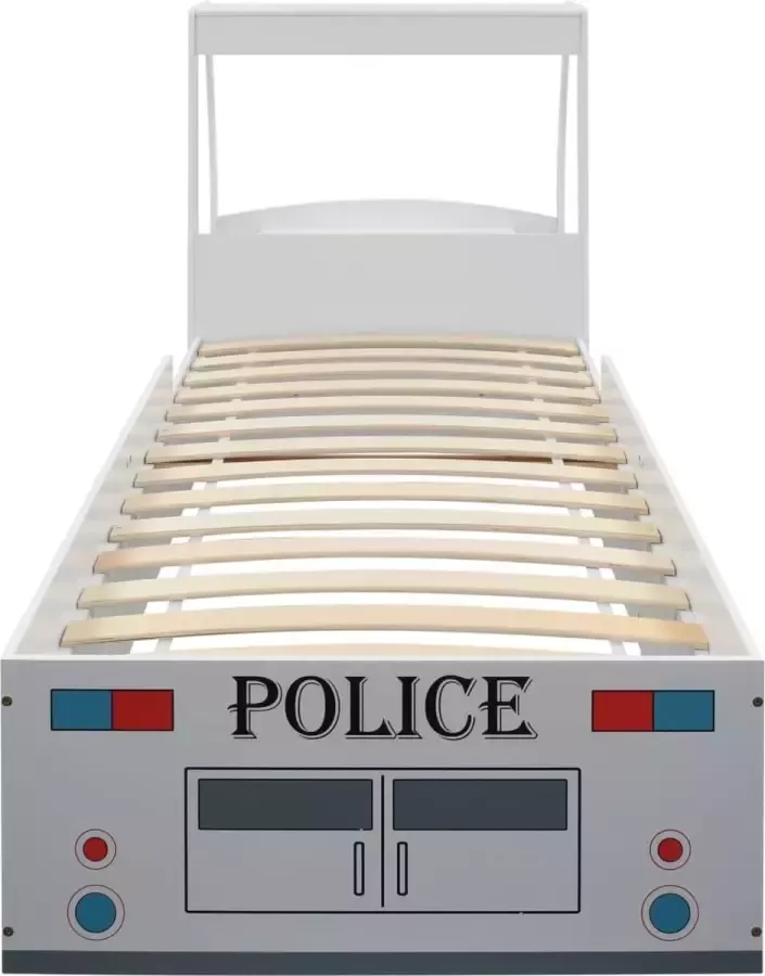 VidaXL -Kinderbed-politieauto-met-bureau-90x200-cm - Foto 3