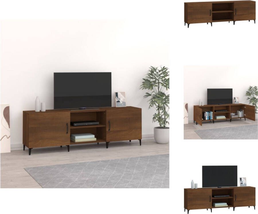 VidaXL Klassieke tv-kast 150 x 30 x 50 cm Bruineiken Kast