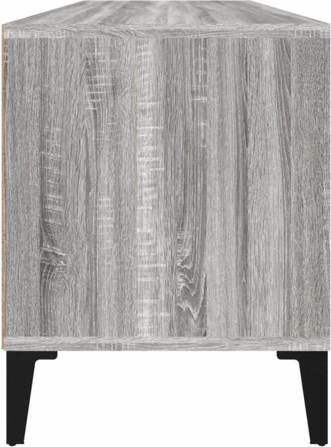 VidaXL Klassieke Tv-Kast Grijs Sonoma Eiken 100 x 34.5 x 44.5 cm Dvd-speler G Kast