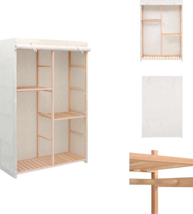 VidaXL Kledingkast Kledingkasten Garderobekast Garderobekasten Kledingkast 3-laags 110x40x170 cm