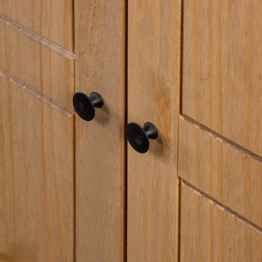 Vida XL Kledingkast 3 deuren Panama Range 118x50x171 5 cm grenenhout SKU: V282661 - Foto 1