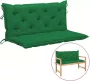 VidaXL Kussen voor schommelstoel 120 cm stof groen - Thumbnail 2