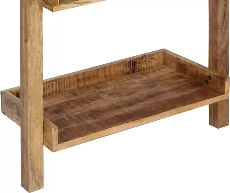 VidaXL -Ladderkast-75x37x205-cm-massief-mangohout-bruin - Foto 2