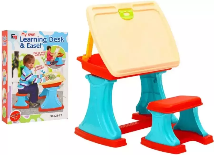 VidaXL Leerbord en ezel voor kinderen verstelbaar