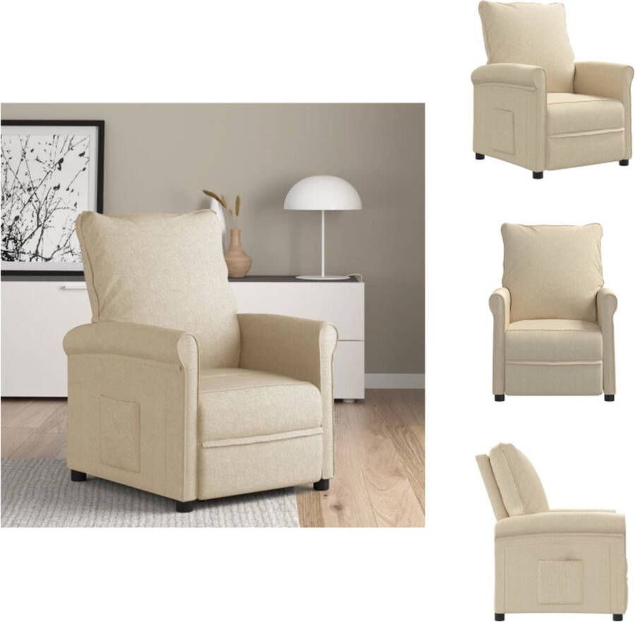 VidaXL Ligstoel Luxe en Comfort Ligstoelen 70 x 90 x 98 cm Verstelbaar Fauteuil