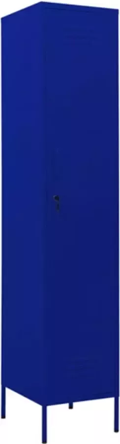 VidaXL -Lockerkast-35x46x180-cm-staal-marineblauw - Foto 3