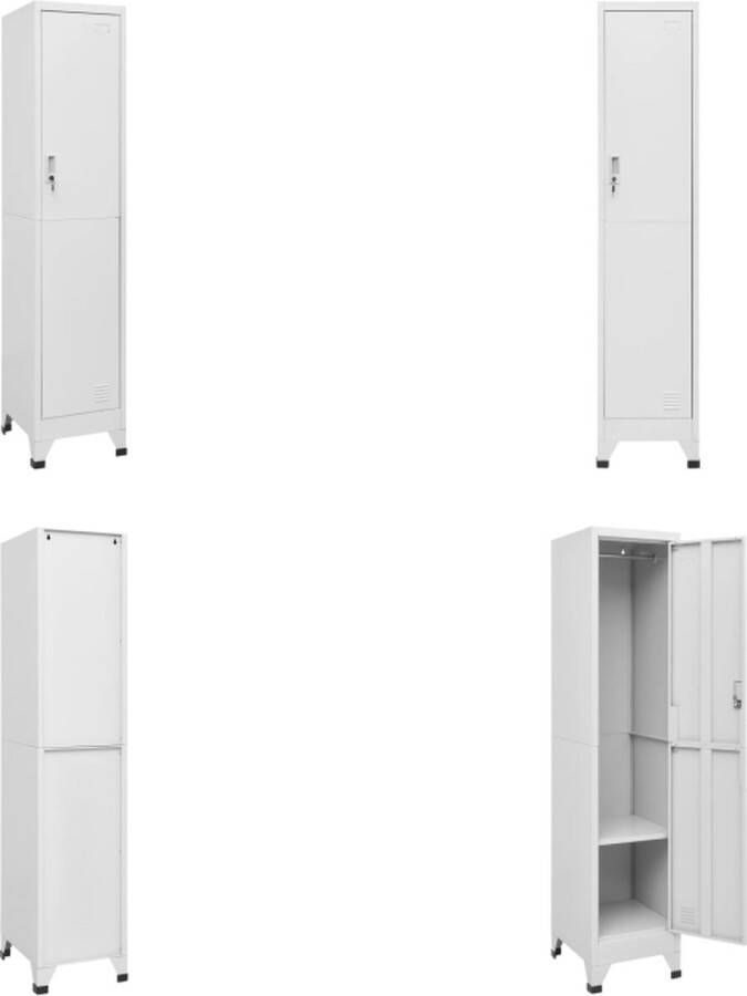 VidaXL Lockerkast 38x45x180 cm Lockerkast Lockerkasten Locker Kast Locker Kasten